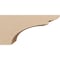 Ekena Millwork 9"W x 18"D x 9"H Wide Yorktown Rough Cedar Woodgrain TimberThane Corbel, Primed Tan CORUR09X18X09YORRCPR - alternate 6